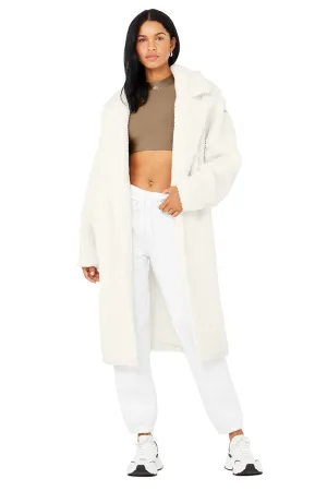 Oversized Sherpa Trench - Ivory