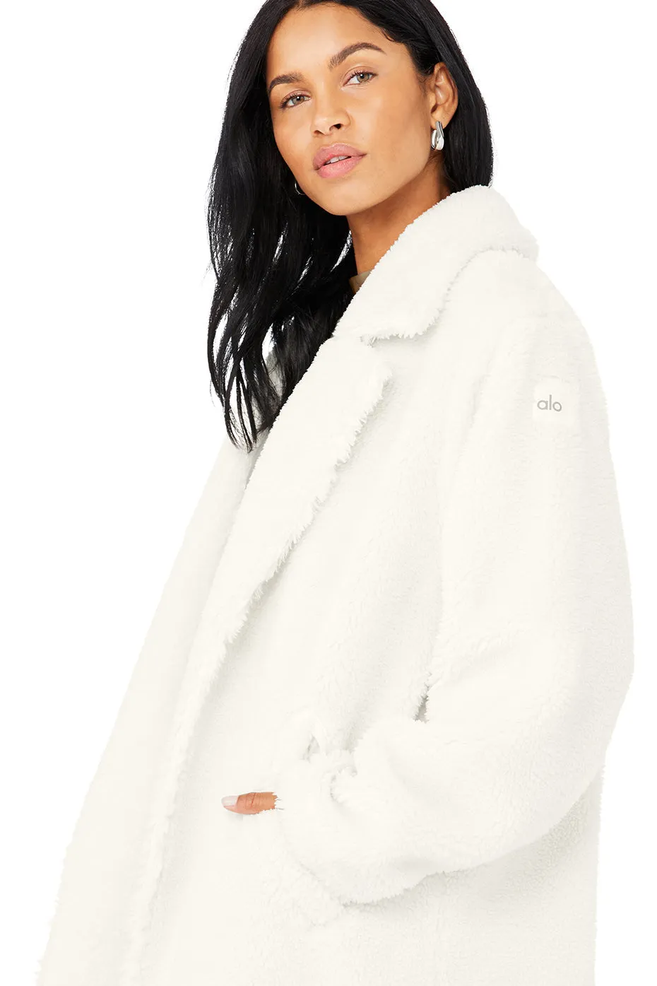 Oversized Sherpa Trench - Ivory