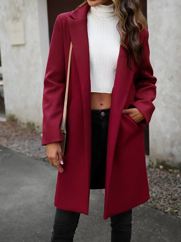 Pocketed Long Sleeve Jacket