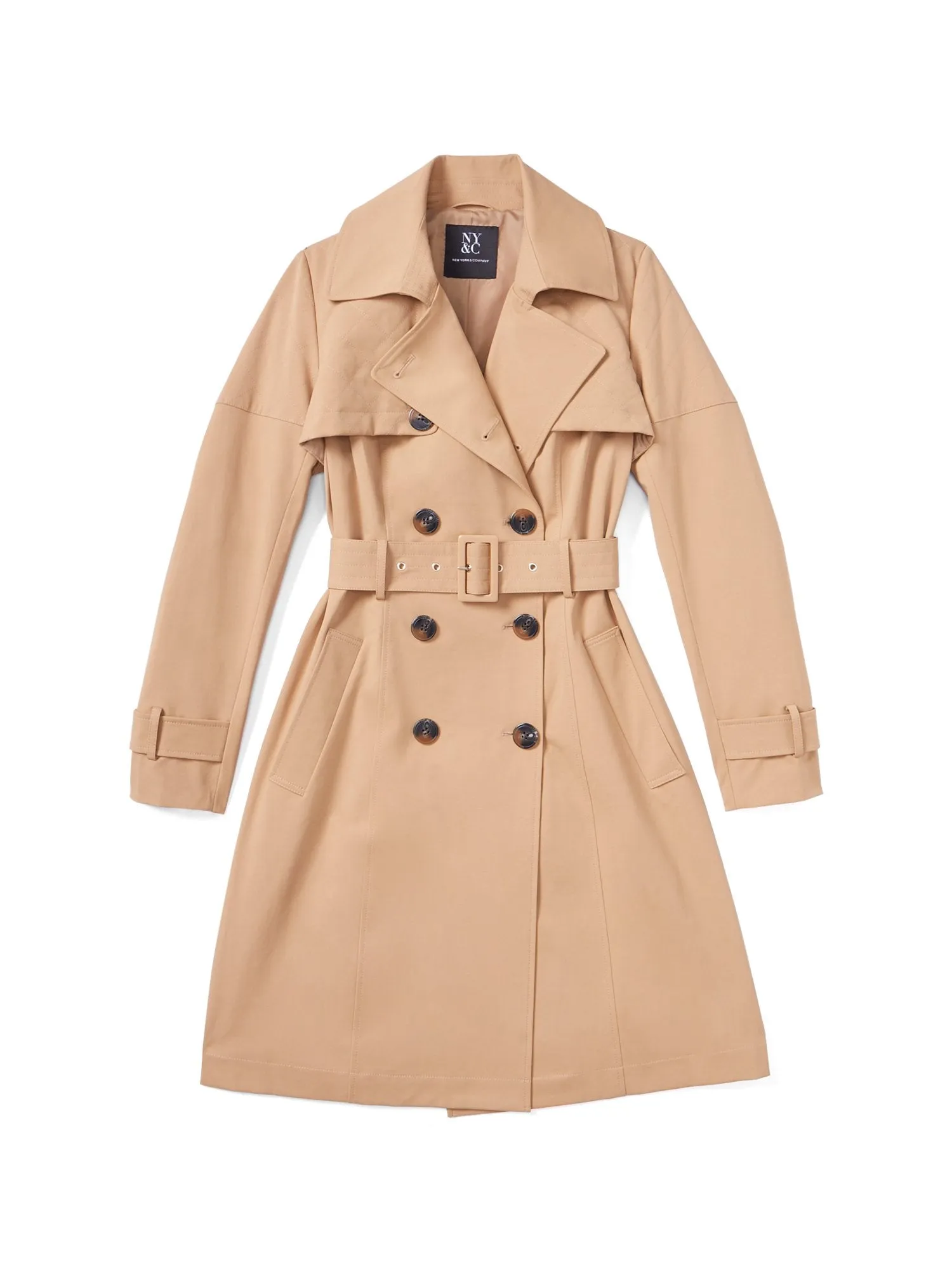 Quilted Belted Trenchcoat  - City Trench Collection