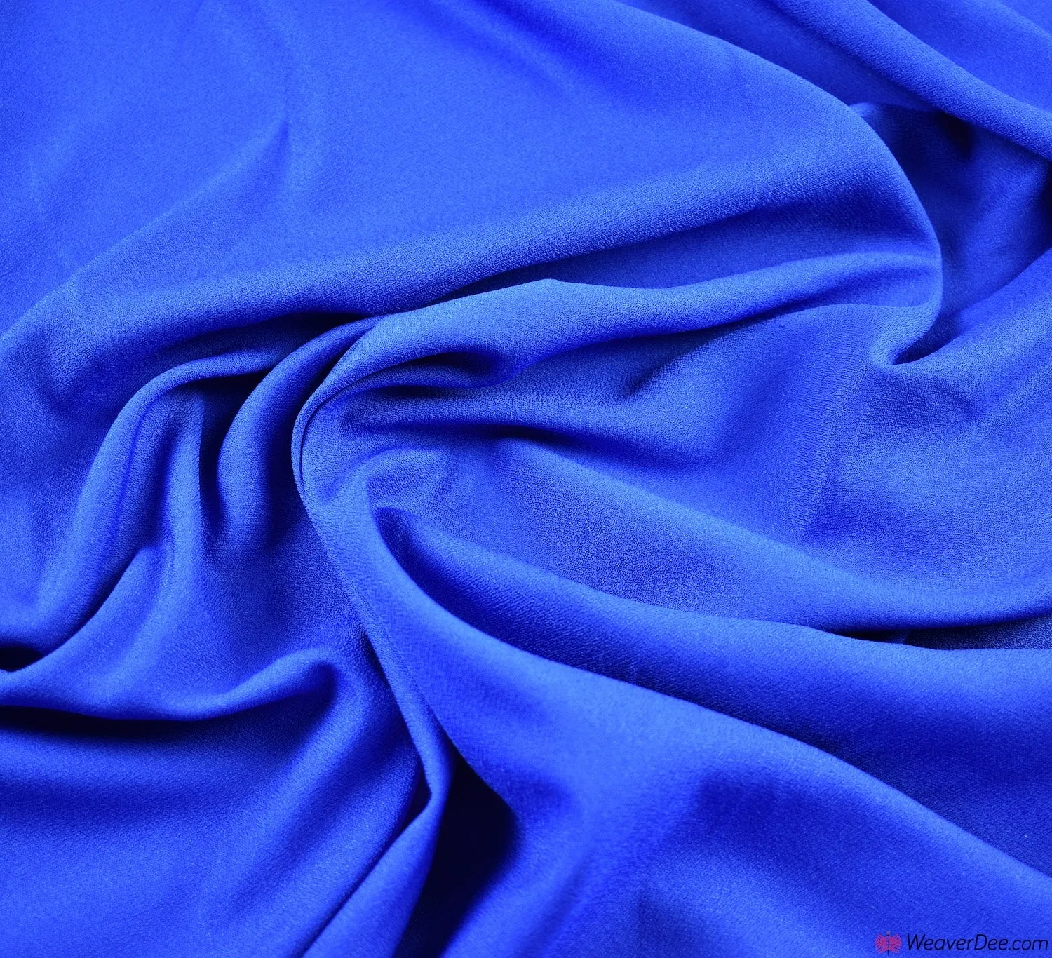 Royal Blue Crêpe Fabric