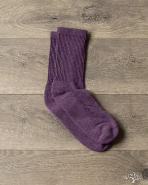 Supermerino Crew Sock - Plum