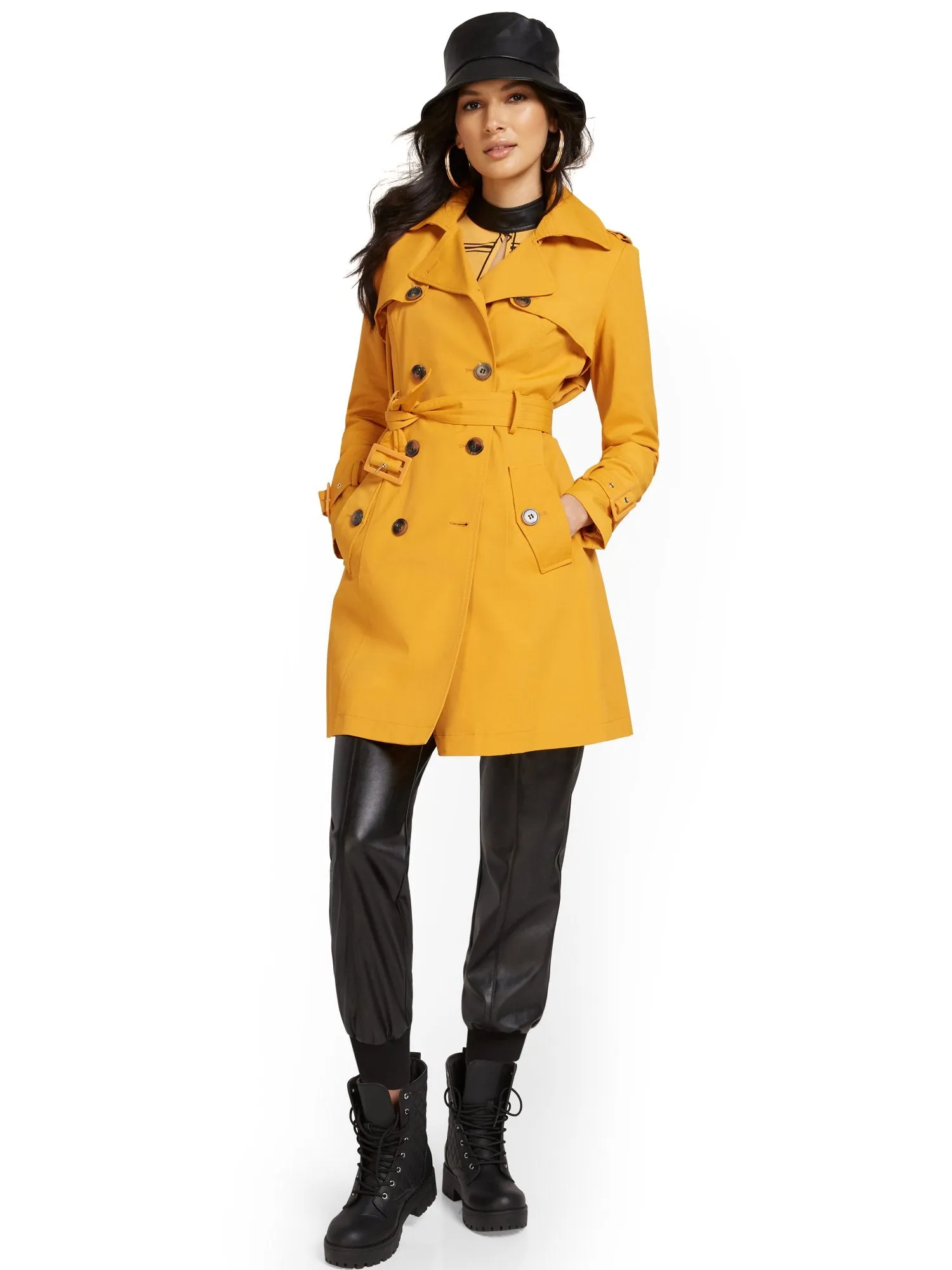 Tall Belted Trenchcoat - City Trench Collection