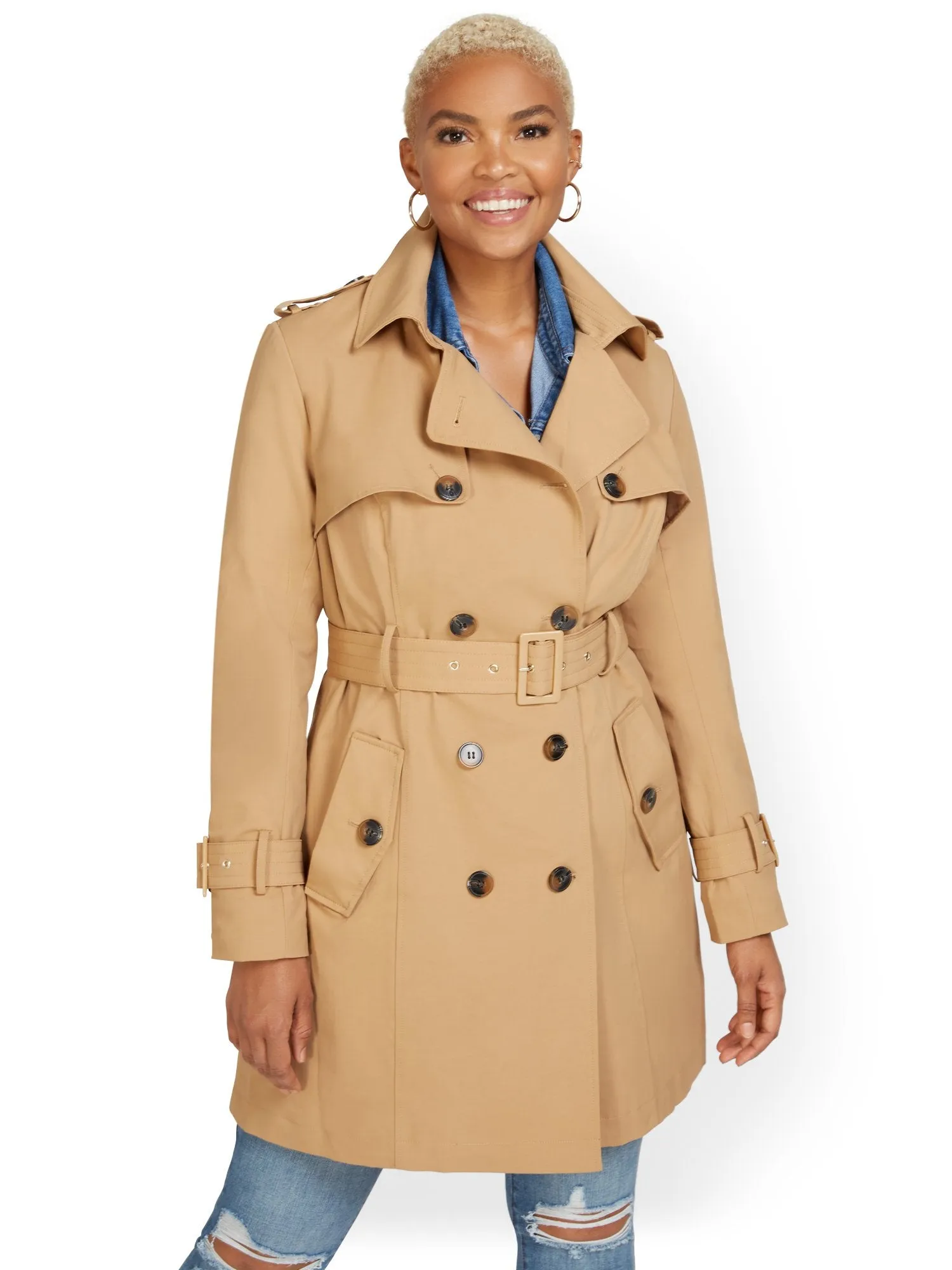 Tall Belted Trenchcoat - City Trench Collection