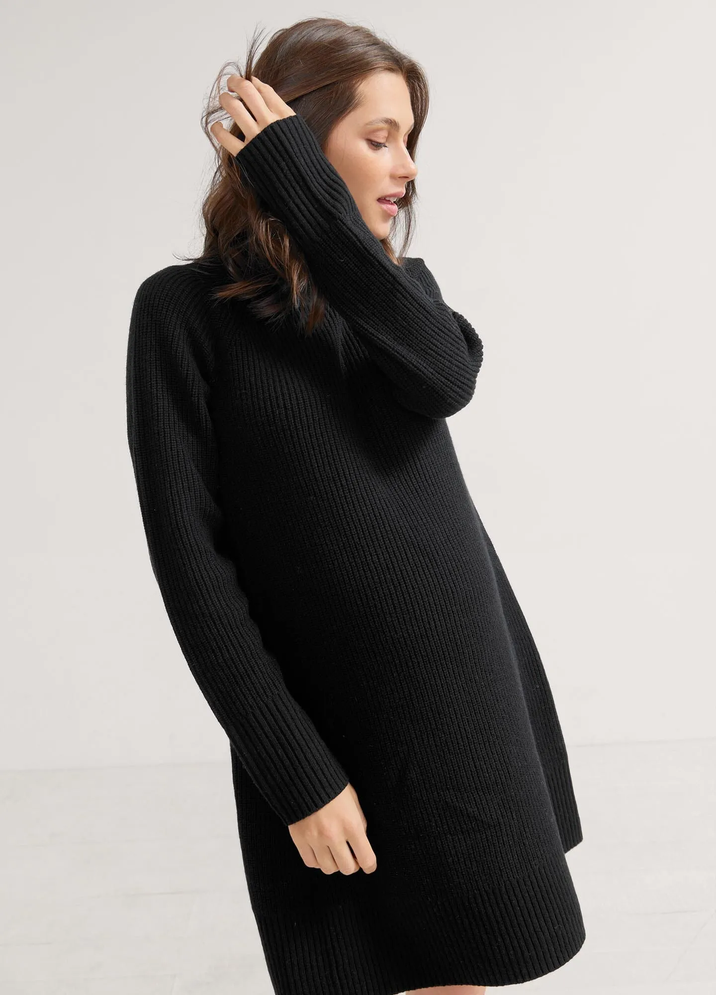 The Irina Shaker Mini Sweater Dress