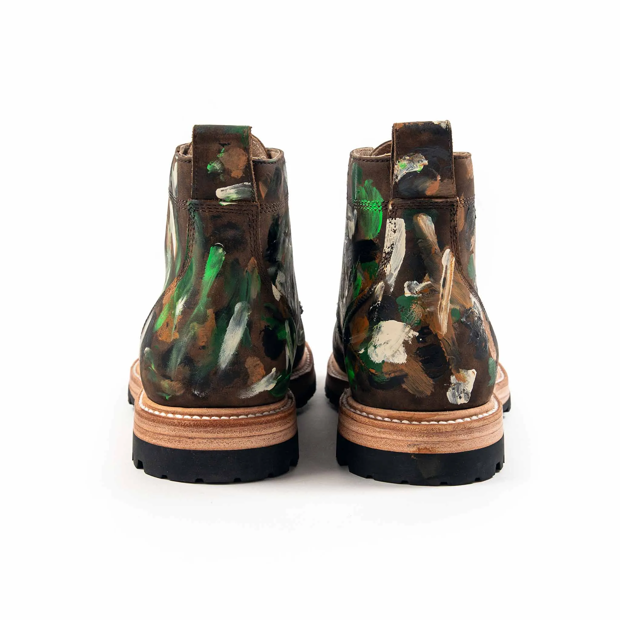 The Moto Boot in Jungle Camo