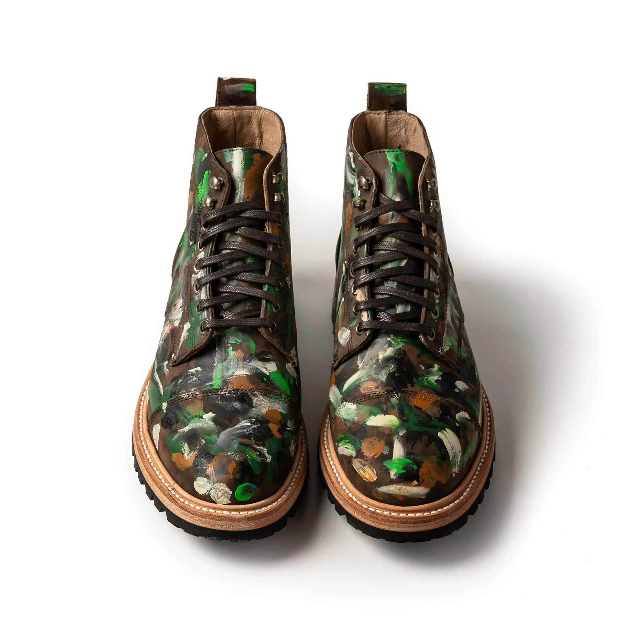 The Moto Boot in Jungle Camo