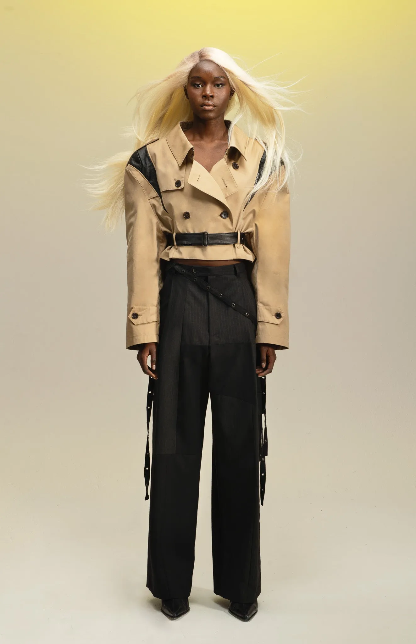 Trench Cropped X Leather