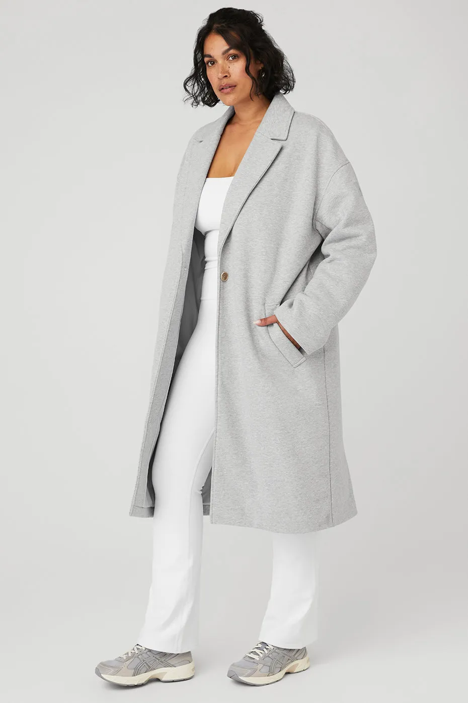 VIP Blazer Trench - Athletic Heather Grey