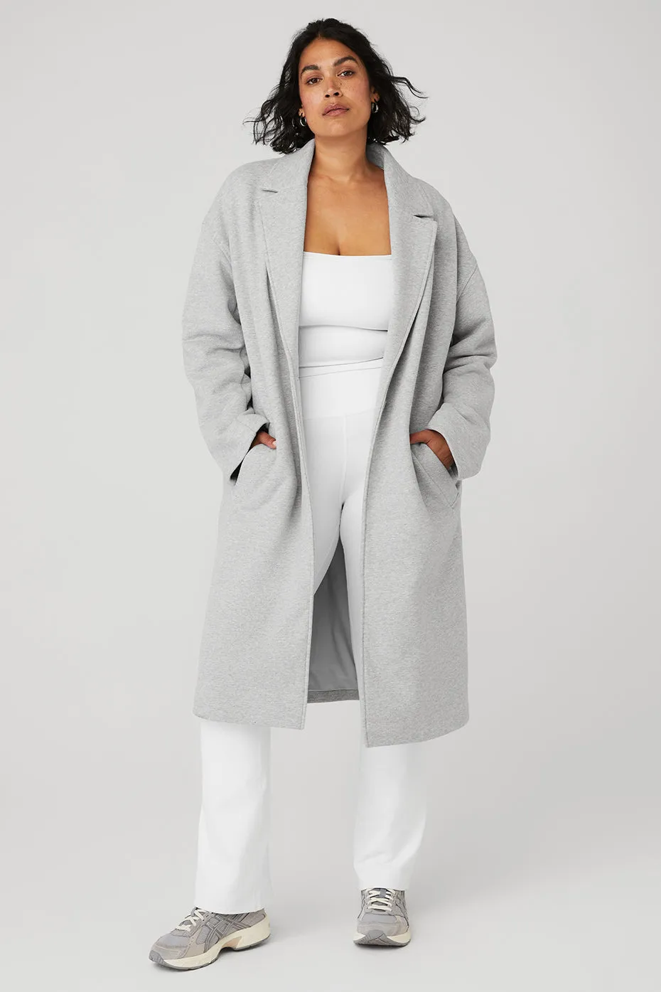 VIP Blazer Trench - Athletic Heather Grey