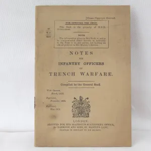 WW1 Trench Warfare Manual (1917)